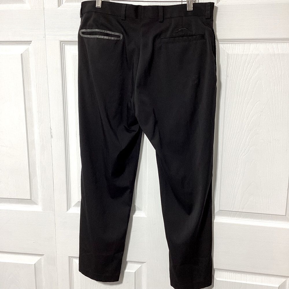 Slazenger Men's Black Slacks Pants Sportswear Golf Black W34 L30